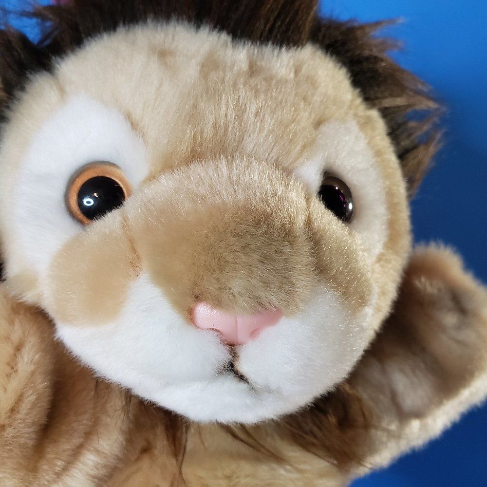 The Puppet Company Lion Cub Hand Puppet Plush Stuffed Animal Cute